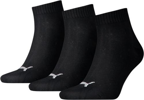 PUMA Herren Socken UNISEX QUARTER PLAIN 3P Black