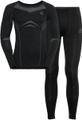 ODLO Herren Set Set long FUNDAMENTALS PERFORMANCE WARM S in Schwarz