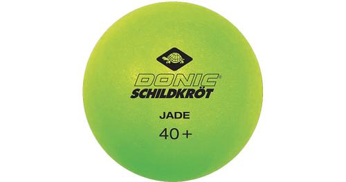 DONIC SCHILDKRÖT TT-Ball GLOW IN THE DARK POLY 40+, 6 Stück - in Schwarz