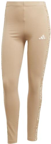 ADIDAS Damen Tight RC Essentials Seasonal Animal-Print L in Braun