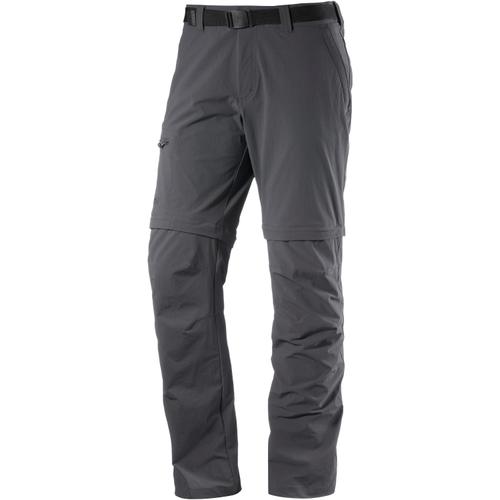 MAIER SPORTS Herren Hose Tajo 2 He-Zip Off Hose el. (kurz) 26 in Grau