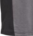 ADIDAS Kinder Shirt Tiberio 3-Streifen Colorblock Cotton Kids 164 in Grau