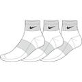 NIKE Herren U NK EVERYDAY CUSH QTR 3PR WHITE/BLACK