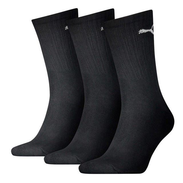 PUMA Herren Socken SPORT 3P 35-38 in Schwarz