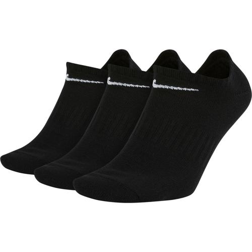NIKE U NK EVERYDAY LTWT NS 3PR BLACK/WHITE
