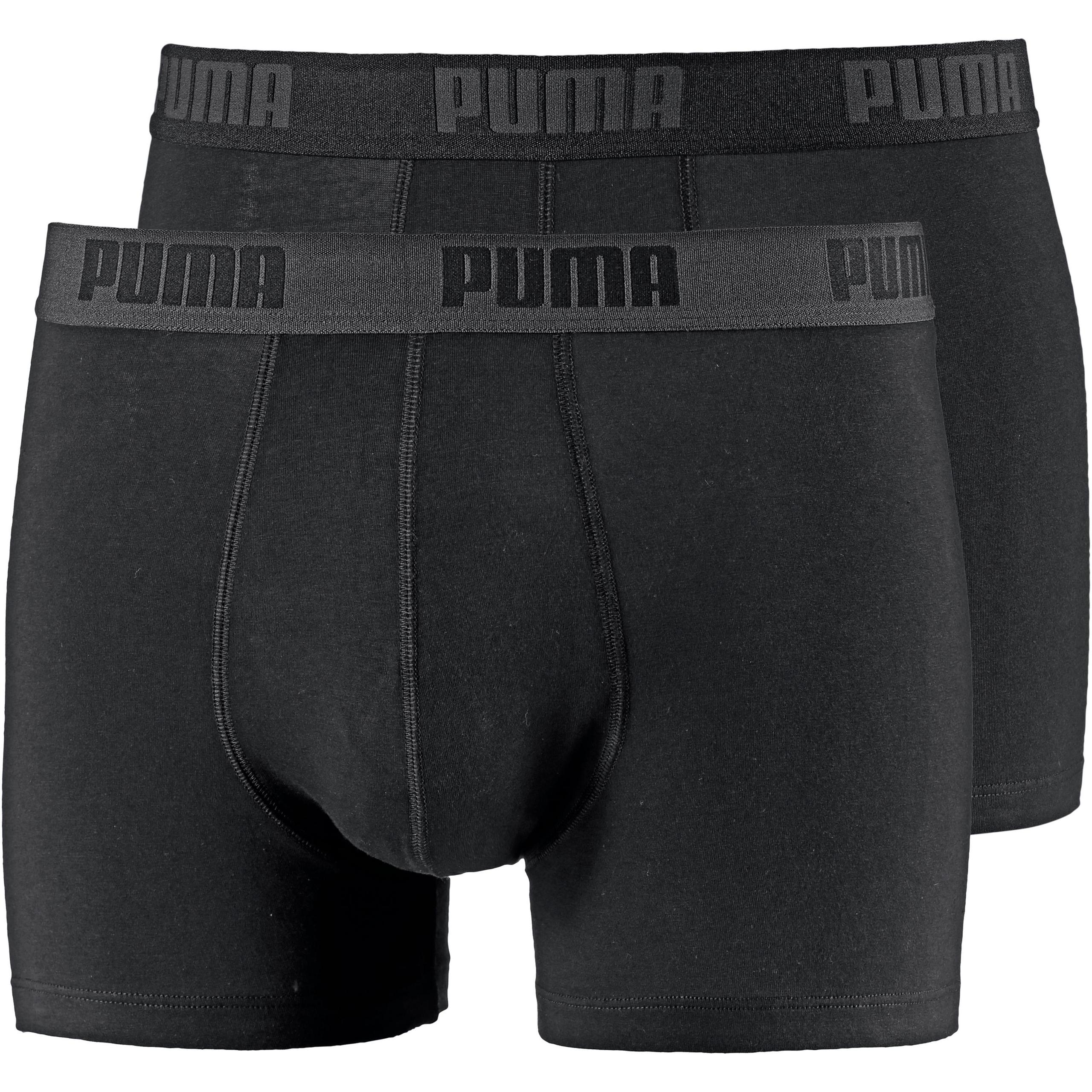 PUMA Herren Retropants Basic Boxer 2er Pack XXL in Schwarz