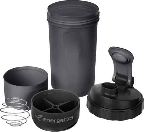 ENERGETICS Trinkbehälter Trinkflasche Shaker Bottle II 0.60L 0,60 in Grau