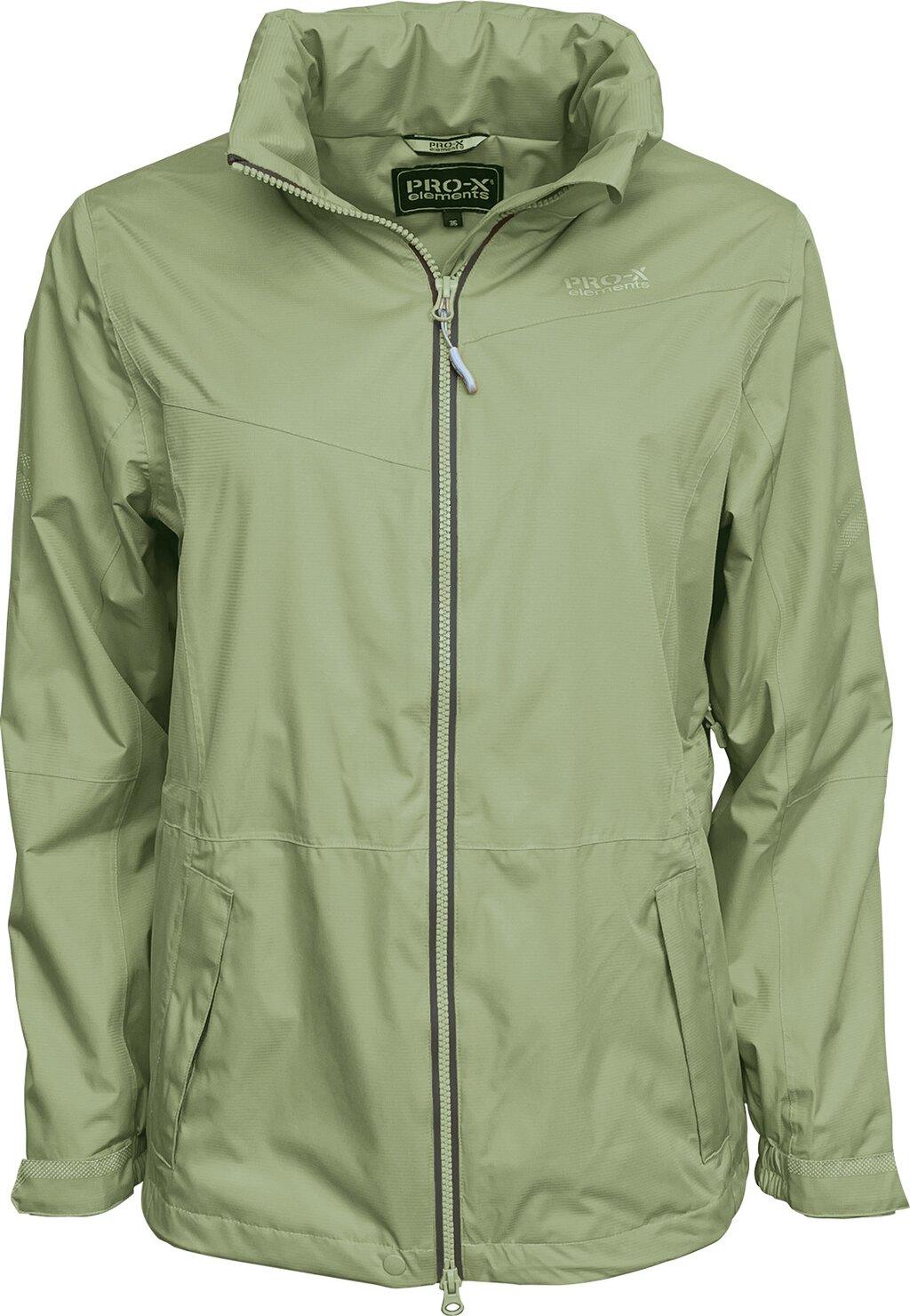 PRO-X ELEMENTS Damen Regenjacke Damen-Mulitfunktionsjacke VRONI 36 in Grün