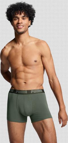 PUMA Herren Retropants Basic Boxer 2er Pack XXL in Grün