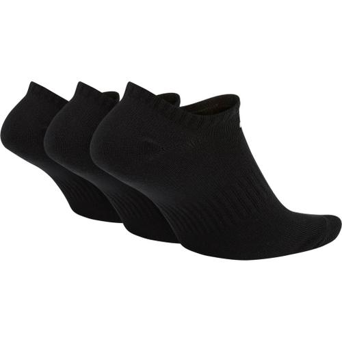 NIKE U NK EVERYDAY LTWT NS 3PR BLACK/WHITE