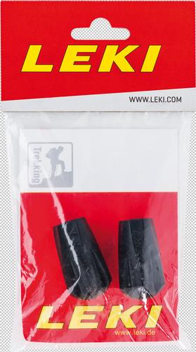 LEKI Nordic Walkingstöcke Trekking- und Walkingstock-Gummipuffer Onesize in Schwarz