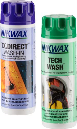 NIKWAX Pflege Tech Wash +TX Direct, 2x300ml One Size in Weiß