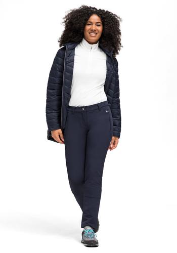 MAIER SPORTS Damen Hose Helga slim 38 in Schwarz