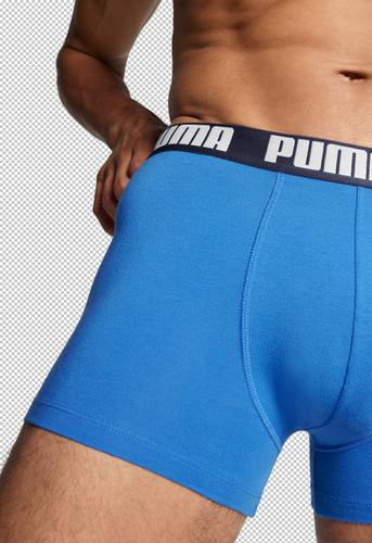 PUMA Herren Retropants Basic Boxer 2P 2er Pack True Blue