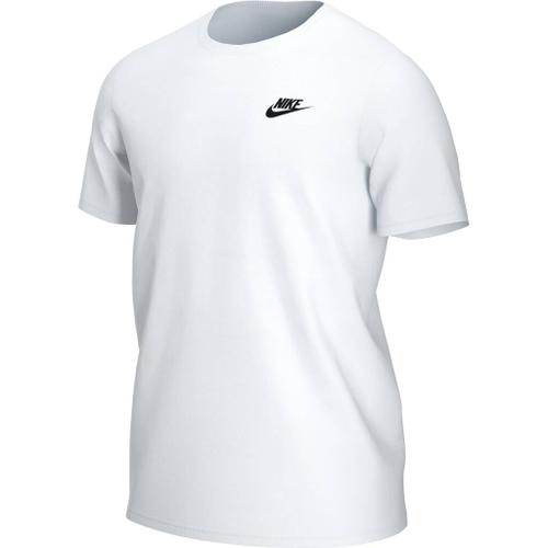 NIKE M NSW CLUB TEE WHITE/BLACK
