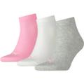 PUMA Herren Socken UNISEX QUARTER PLAIN 3P Prism Pink