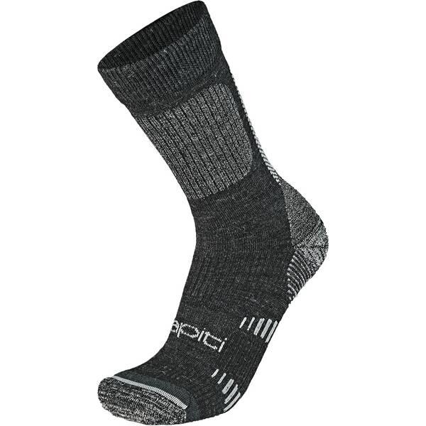 WAPITI Herren Socken Wandersocken S06 Merino Tech 39-41 in Schwarz