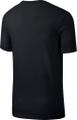 NIKE M NSW CLUB TEE BLACK/WHITE