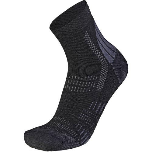 WAPITI Herren Socken Wandersocken S05 Merino Eco Mid 36-38 in Schwarz