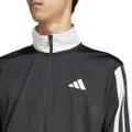 ADIDAS Herren Jacke 3-Streifen Tricot Regular Fit Colorblock 3XL in Grau
