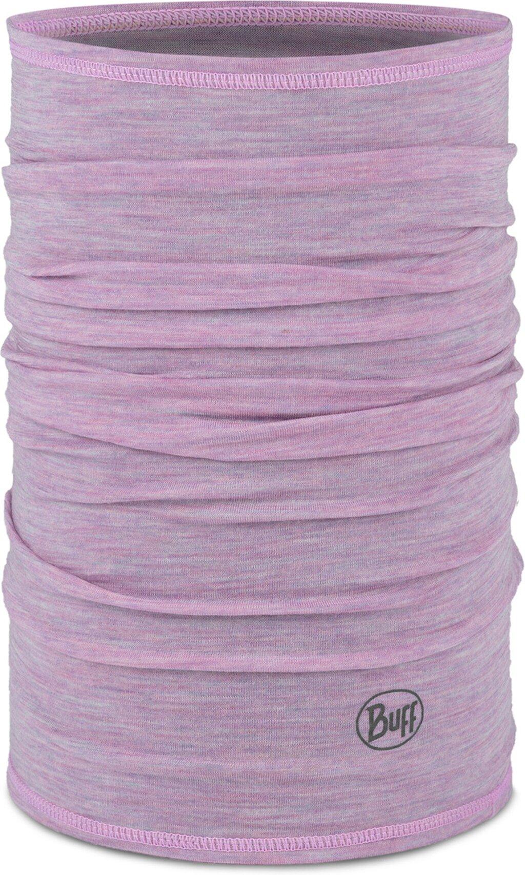 BUFF Multifunktionstuch "Lightweight Merino Wool Solid Bark" OneSize in Lila