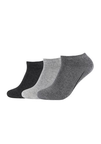 Unisex Sneaker Socken (3 Paar) - Grau / 35-38