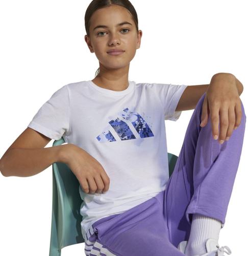 ADIDAS Kinder Shirt Flower Print Training Graphic Kids