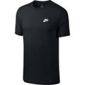 NIKE M NSW CLUB TEE BLACK/WHITE