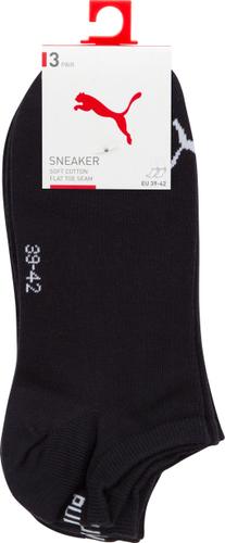PUMA Herren Socken UNISEX SNEAKER PLAIN 3P Black