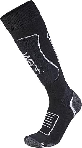 WAPITI Ski W08 Merino Seide - Skisocken  36-38 in Schwarz