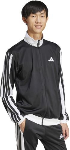 ADIDAS Herren Jacke 3-Streifen Tricot Regular Fit Colorblock 3XL in Grau