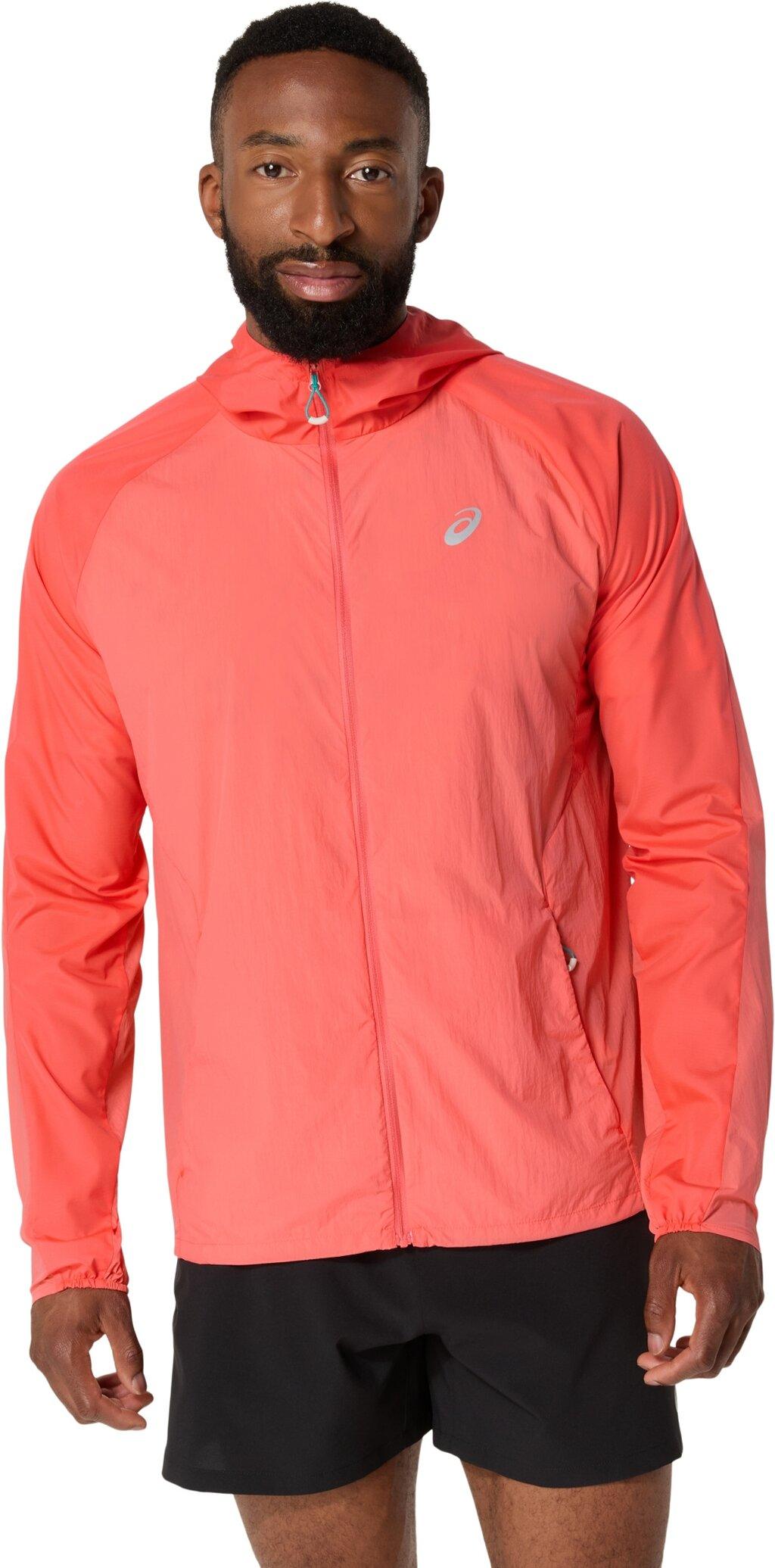 ASICS Herren Jacke ROAD PACKABLE JACKET XL in Pink