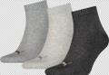 PUMA Herren Socken UNISEX QUARTER PLAIN 3P Anthraci/l Mel Grey/m Mel Grey