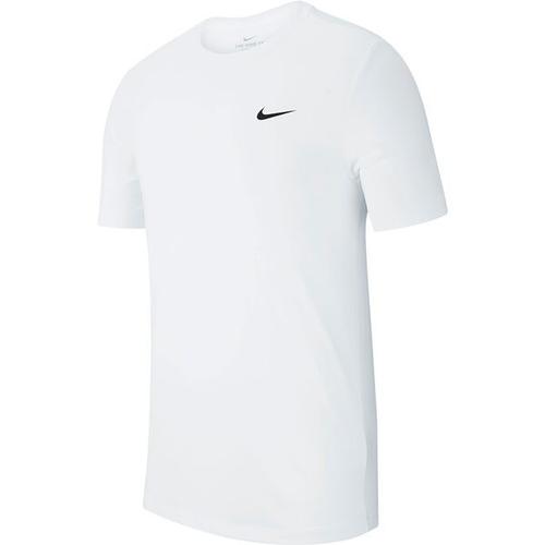 NIKE Herren Shirt M NK DRY TEE DFC CREW SOLID WHITE/BLACK