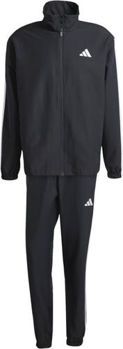ADIDAS Herren Sportanzug Sportswear Basic 3-Streifen Woven L in Schwarz