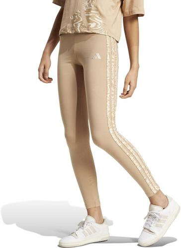 ADIDAS Damen Tight RC Essentials Seasonal Animal-Print L in Braun