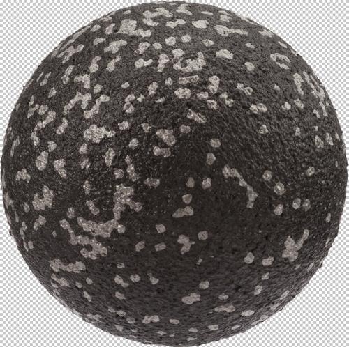 BLACKROLL Faszienball 12 cm 12 in Schwarz