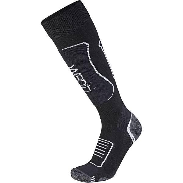 WAPITI Ski W08 Merino Seide - Skisocken 36-38 in Schwarz