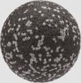 BLACKROLL Faszienball 8 cm 8 in Schwarz