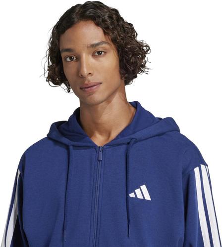 ADIDAS Herren Kapuzensweat Essentials 3-Streifen French Terry