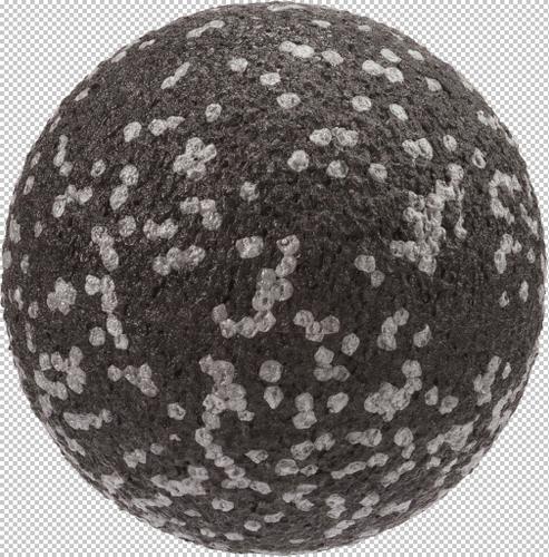 BLACKROLL Faszienball 8 cm 8 in Schwarz
