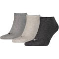 PUMA Herren Socken UNISEX SNEAKER PLAIN 3P Anthraci/l Mel Grey/m Mel Grey