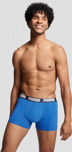 PUMA Herren Retropants Basic Boxer 2P 2er Pack True Blue