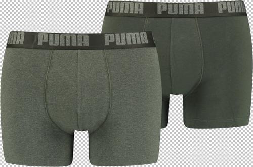 PUMA Herren Retropants Basic Boxer 2er Pack XXL in Grün