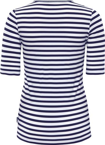 SCHNEIDER SPORTSWEAR Damen Leisure-1/2-Arm-Shirt DESYW Weiß / dunkelblau