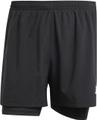 ADIDAS Herren Shorts Own the Run CLIMACOOL 2-in-1 XXL in Schwarz