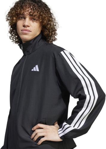 ADIDAS Herren Sportanzug Sportswear Basic 3-Streifen Woven L in Schwarz