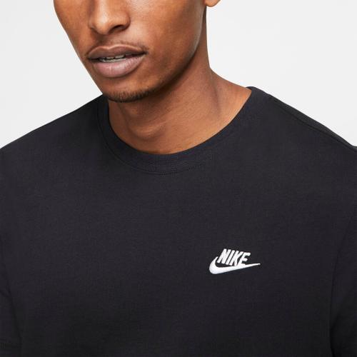 NIKE M NSW CLUB TEE BLACK/WHITE