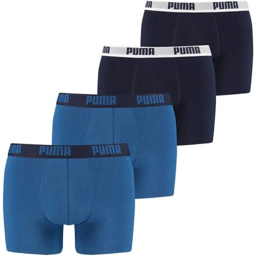 PUMA Herren Retropants Basic Boxer 2P 2er Pack True Blue
