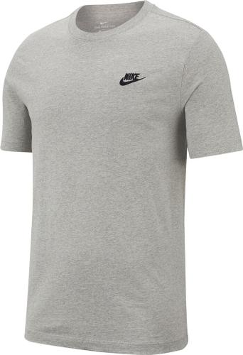 NIKE M NSW CLUB TEE DK GREY HEATHER/BLACK